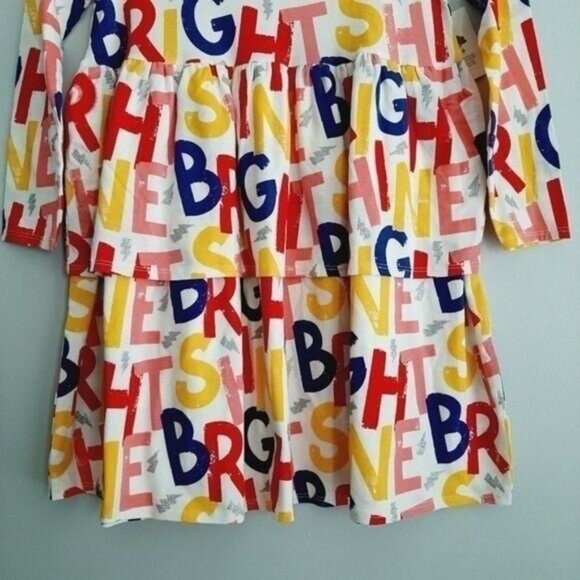 TUCKER + TATE | New - Shine Bright  Long Sleeve Dress Girls Sz 8 - Picture 4 of 9